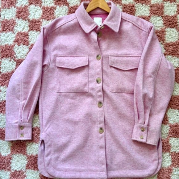 Pink Shacket - Picture 1 of 3